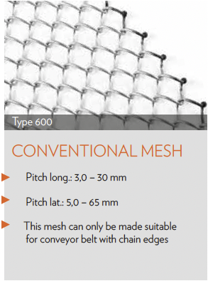 conventional mesh tribelt